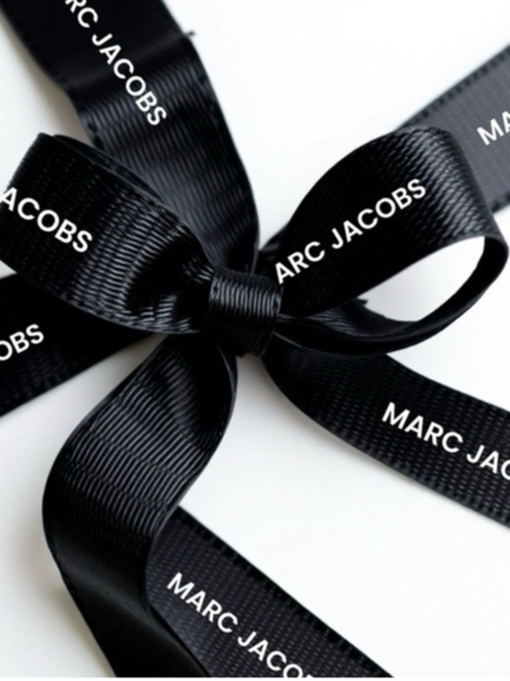 Marc Jacobs | Gift Wrap Black & White Grosgrain Branded Ribbon